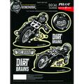 Pilot Automotive 6 x 8 in. Decal Dirt Brians - Motor Bike GRP-535